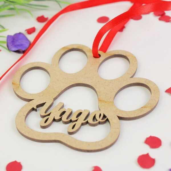 Bola de Navidad en Madera Personalizada con... - Imagen 2