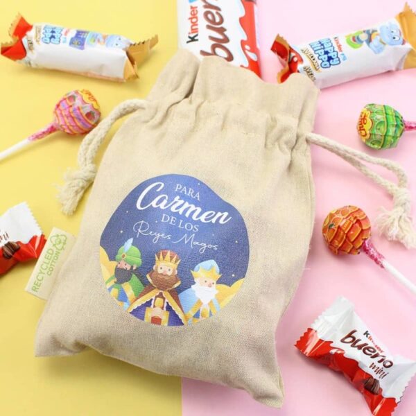 Bolsa Chuches y Choco Personalizada Reyes Magos - Imagen 2