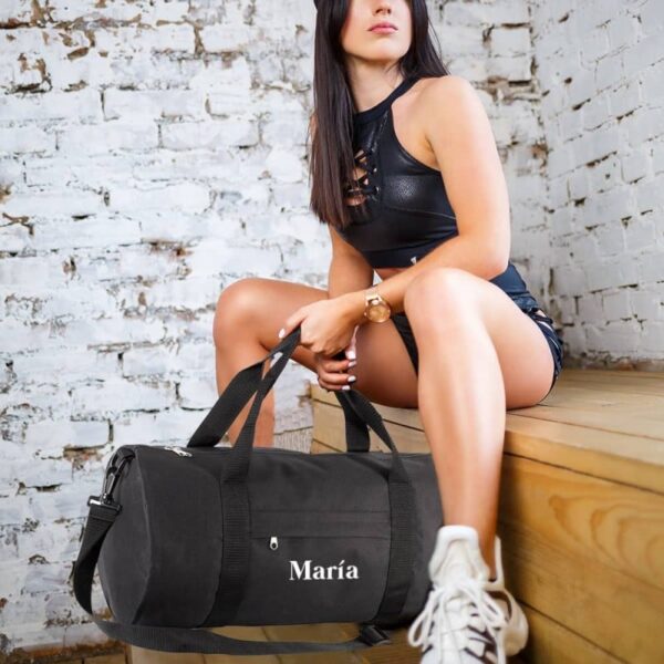 Bolsa de Deporte Personalizada Negra - Imagen 4