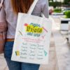 Bolsa de Tela Personalizada El Mejor Profe - Imagen 2