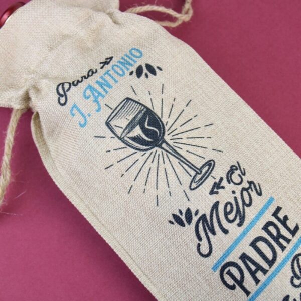 Bolsa Regalo Personalizada con Vino Rioja El... - Imagen 3