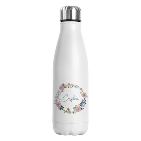 Botella Térmica Nombre Floral - Imagen 2