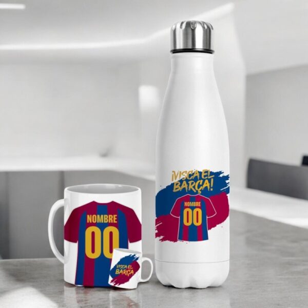 Botella Térmica Personalizada Camiseta Fútbol