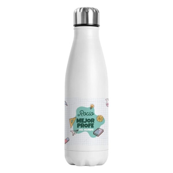 Botella Térmica Personalizada Mejor Profe del... - Imagen 2
