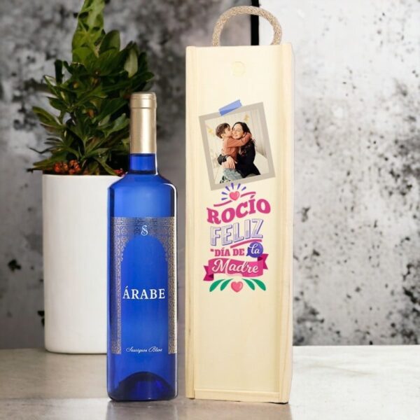 Caja 1 Botella de vino Personalizada 