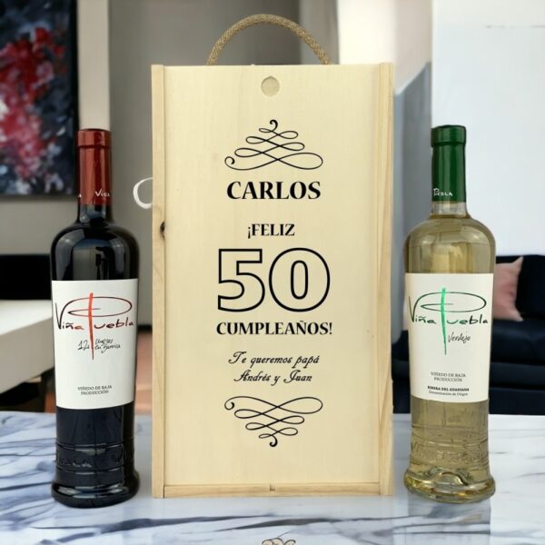 Caja 2 Botellas de vino 