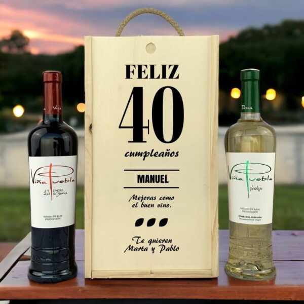 Caja 2 Botellas de vino 