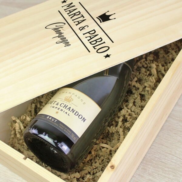 Caja Regalo Personalizada Champagne Moët - Imagen 2