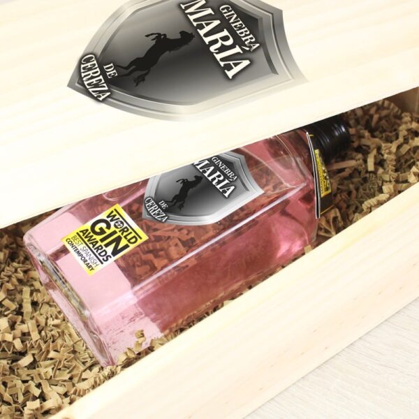 Caja Regalo Botella Ginebra Premium de Cereza... - Imagen 4