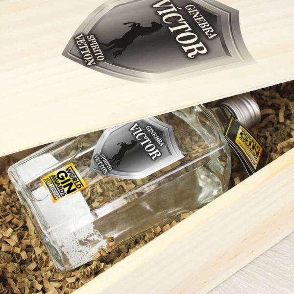 Caja Regalo Botella Ginebra Premium Personalizada - Imagen 3