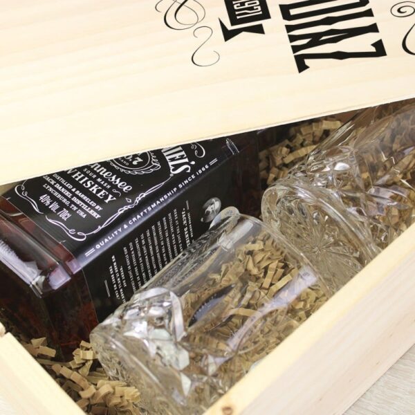 Caja Regalo Personalizada Botella Jack Daniel’s... - Imagen 2