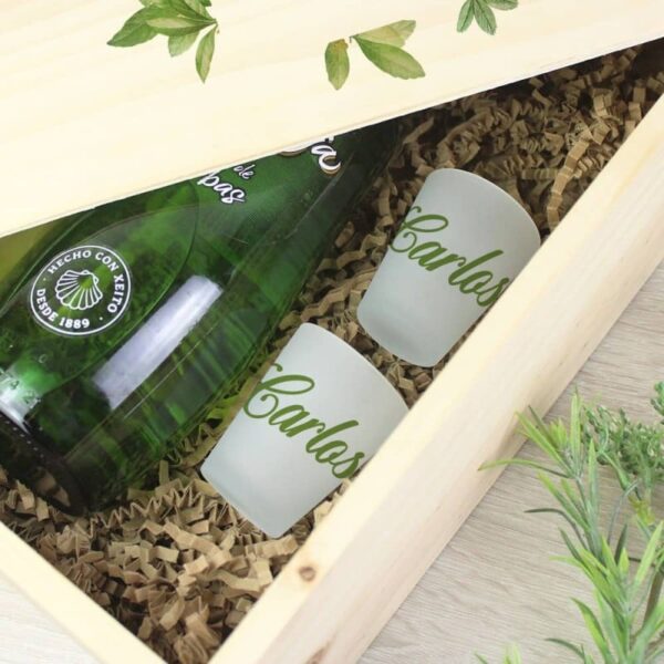 Caja Regalo Personalizada Botella RuaVieja + 2... - Imagen 2