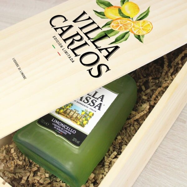 Caja Regalo Personalizada Botella Villa Massa +... - Imagen 3