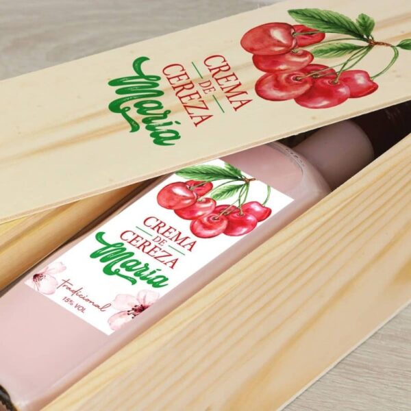 Caja Regalo Crema de Cereza Personalizada - Imagen 2