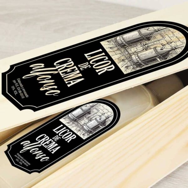 Caja Regalo Licor de Crema Personalizado - Imagen 2
