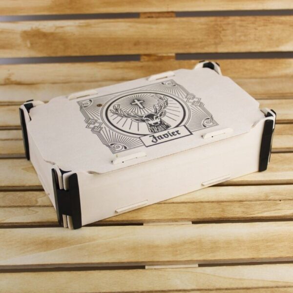 Caja Regalo Personalizada 4 Mini Botellas... - Imagen 3