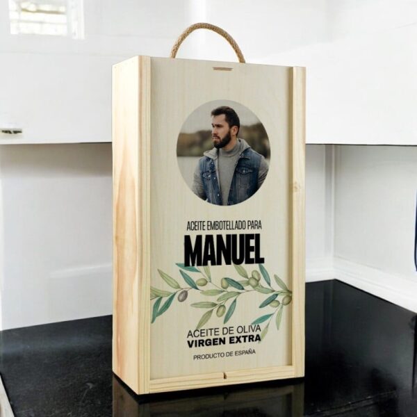 Caja Regalo Personalizada Aceite de Oliva... - Imagen 3
