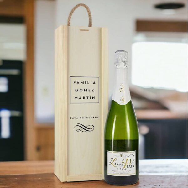 Caja Regalo Personalizada Cava Extremeño - Imagen 2
