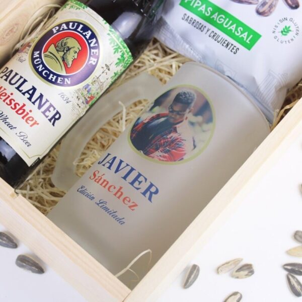 Caja Regalo Personalizada Cerveza Paulaner con... - Imagen 3