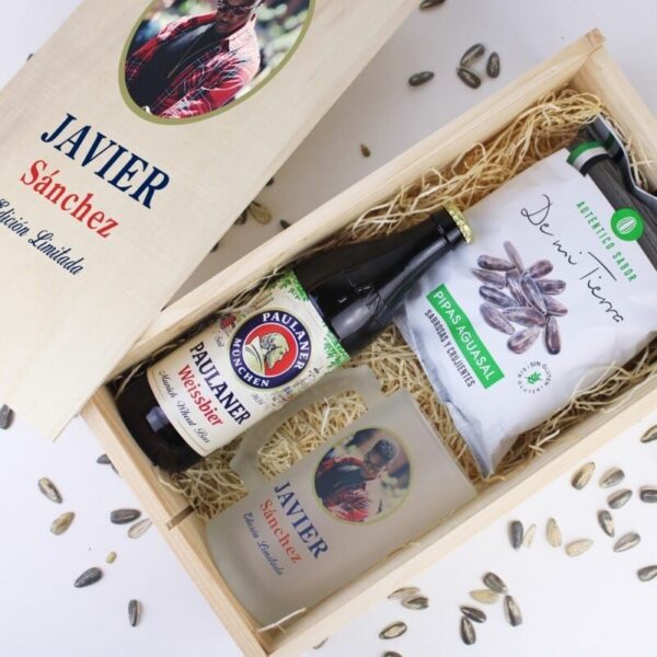 Caja Regalo Personalizada Cerveza Paulaner con... - Imagen 5