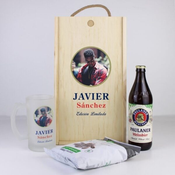 Caja Regalo Personalizada Cerveza Paulaner con... - Imagen 6