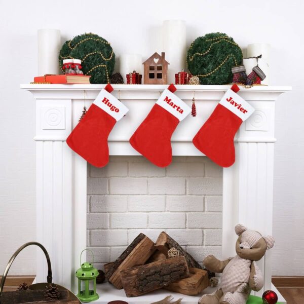 Calcetín Papá Noel Personalizado con Nombre - Imagen 4