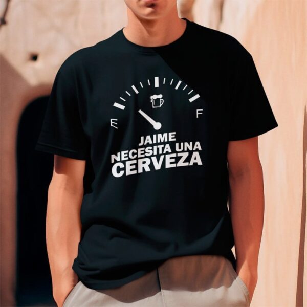 Camiseta Personalizada Necesito una Cerveza - Imagen 3