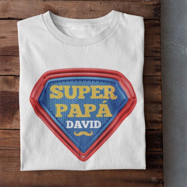 Camiseta Personalizada Super Papá - Imagen 2