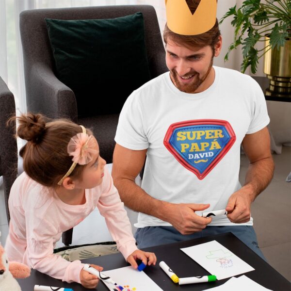 Camiseta Personalizada Super Papá - Imagen 3