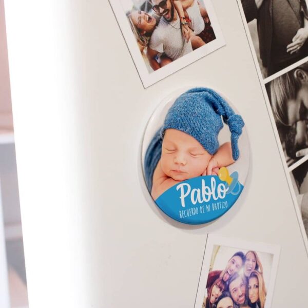 Chapa Personalizada con Foto Bautizo - Imagen 4