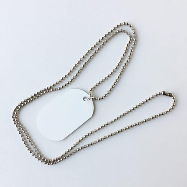 Chapa militar (incluye cadena) - Imagen 2