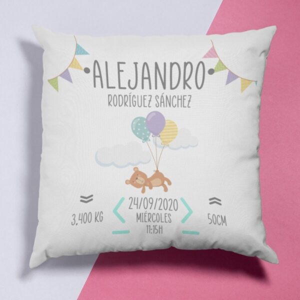 Cojín Natalicio Personalizado - Imagen 2