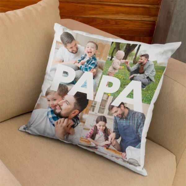 Cojín Personalizado con Fotos PAPA