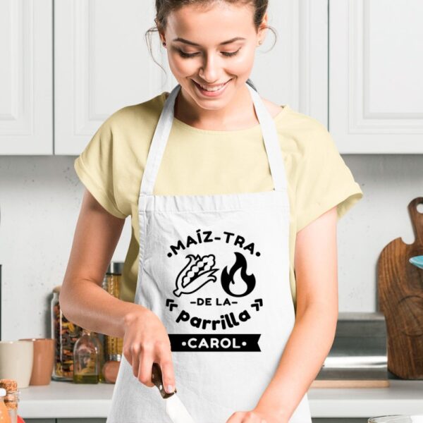 Delantal Personalizado Maiz Tra de la Parrilla - Imagen 2