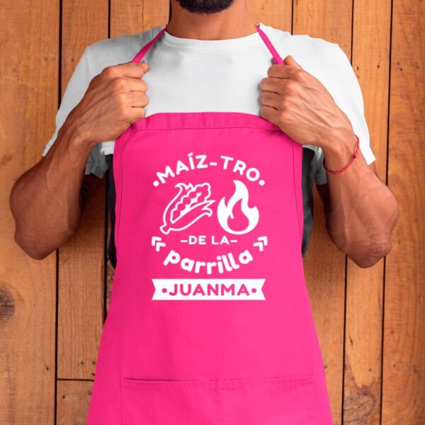 Delantal Personalizado Maiz Tro de la Parrilla - Imagen 3