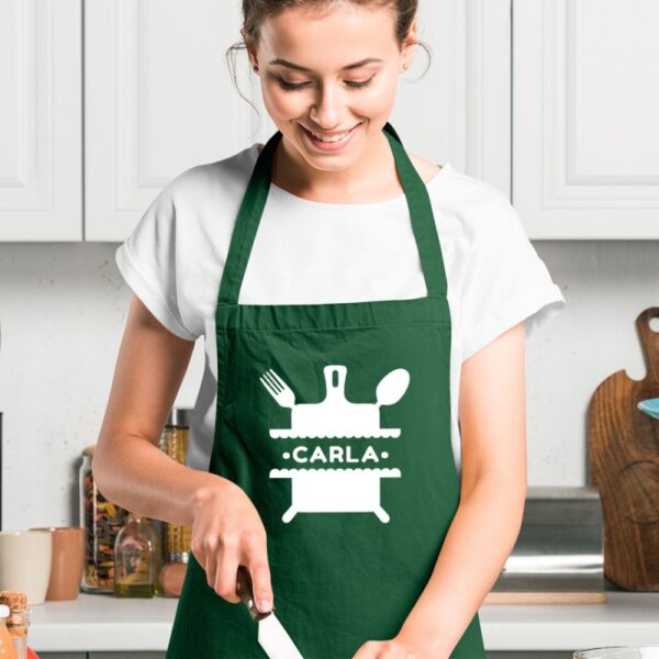 Delantal Personalizado Tabla y Cubiertos - Imagen 7