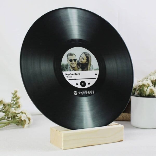 Disco Vinilo con Foto y Canción - Imagen 2
