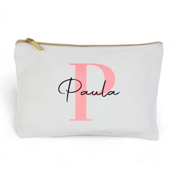 Estuche Neceser Personalizado con Inicial y Nombre - Imagen 2