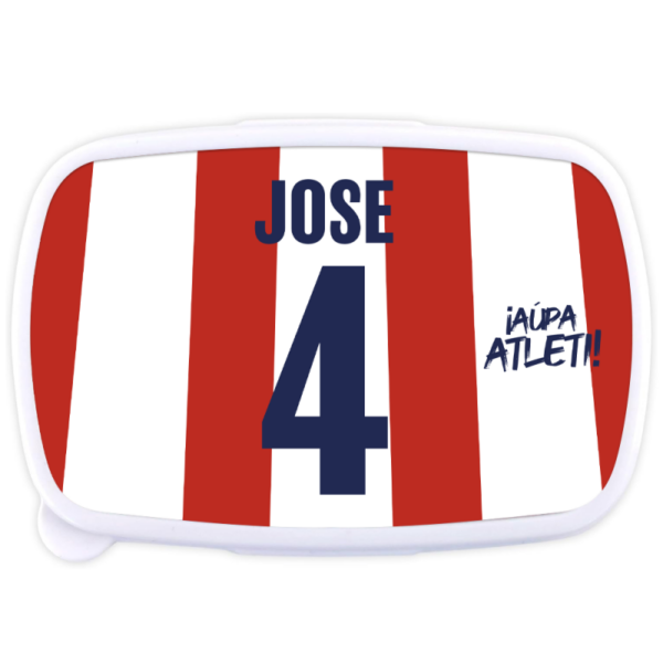 Fiambrera Futbol Personalizada Nombre y Número - Imagen 3