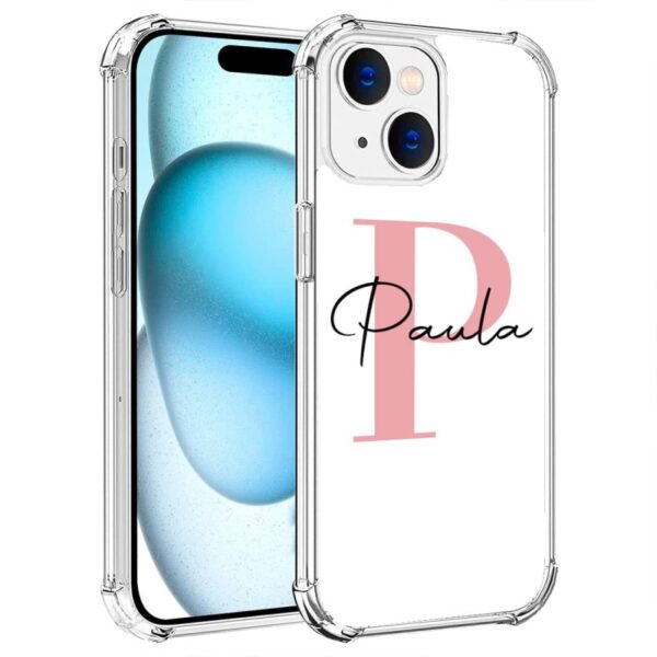 Funda iPhone Personalizada Anti Golpes Inicial... - Imagen 3