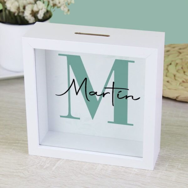 Hucha Personalizada con Inicial y Nombre - Imagen 2