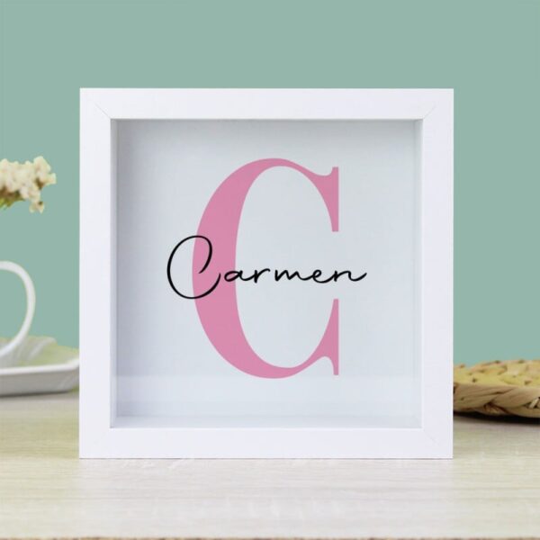 Hucha Personalizada con Inicial y Nombre - Imagen 3