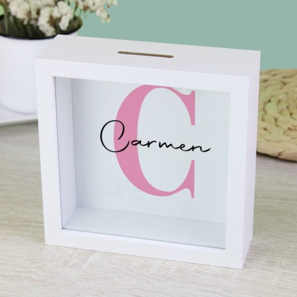 Hucha Personalizada con Inicial y Nombre - Imagen 4