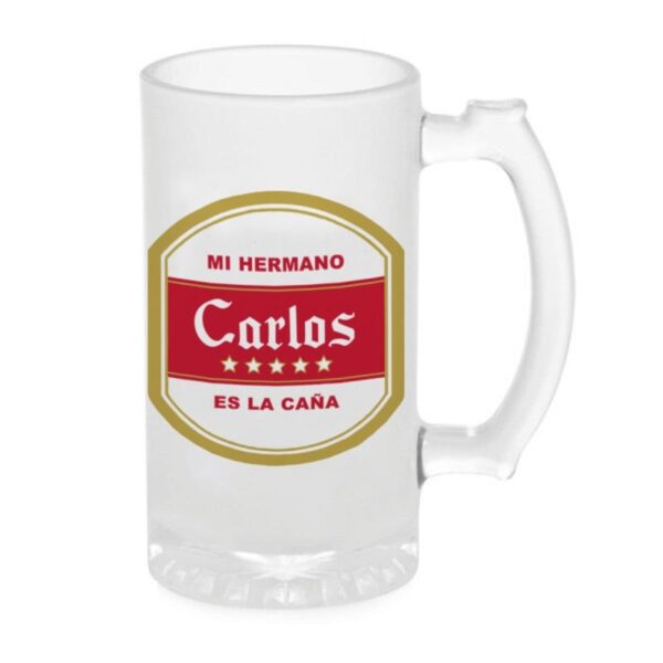 Jarra de Cerveza Personalizada 5 Estrellas - Imagen 3
