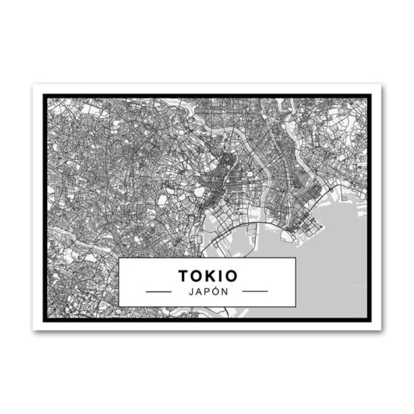 Lámina Personalizada con Mapa Ciudad o Pueblo - Imagen 5