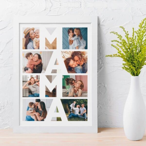 Lámina Personalizada MAMÁ Feliz Día de la Madre
