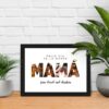 Lámina Personalizada MAMÁ Feliz Día de la Madre - Imagen 2