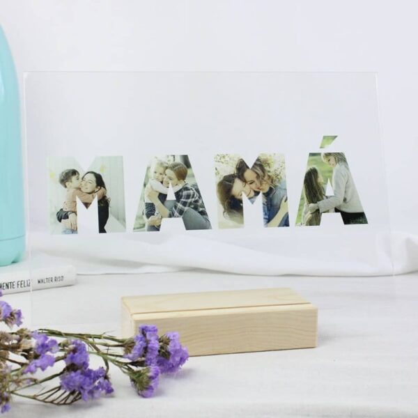 Lámina Transparente Personalizada MAMÁ - Imagen 2