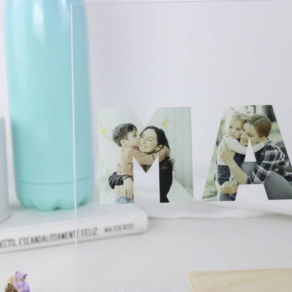 Lámina Transparente Personalizada MAMÁ - Imagen 3