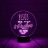 Lámpara Luminosa Personalizada Mejor Padre del... - Imagen 2
